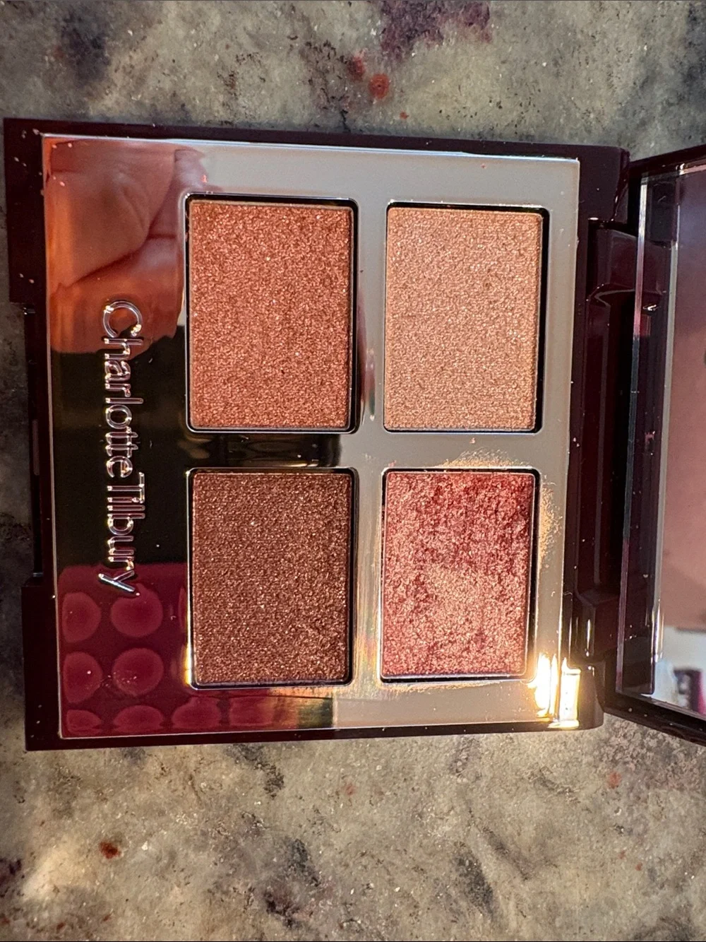 Charlotte Tilbury Pillow Talk Eye Shadow Palette - Burgundy & Gold